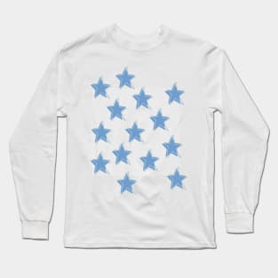 Blue Stars Long Sleeve T-Shirt